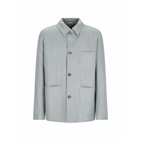 ラルディーニ メンズ 上衣＆上衣 アウター Buttoned pocket jacket Grey