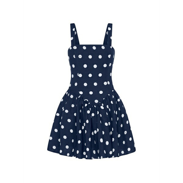 ニコラスカークウッド レディース ワンピース トップス Polka-dot vittoria dress Blue｜asty