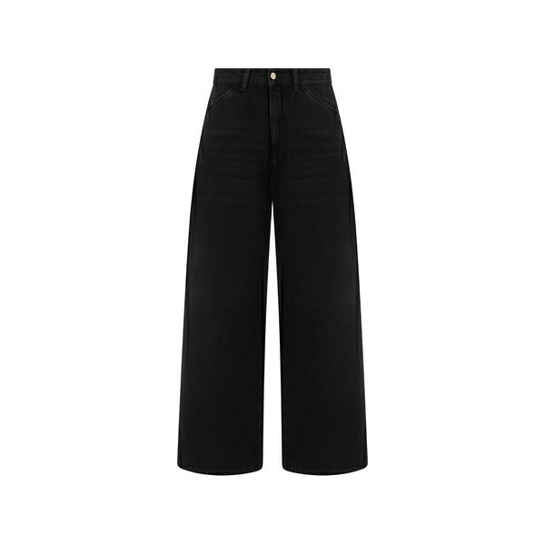 アイコン ジーンズ レディース ジーンズズボン下 ボトムス Bess wide-leg jeans Black