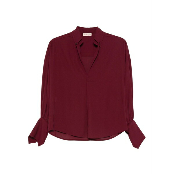 ブランカ ヴィータ レディース シャツ トップス Buttoned-cuffs top Red|asty