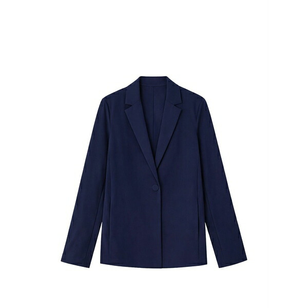 マリパルミ レディース 上衣＆上衣 アウター Single-breasted notched-lapels blazer Blue