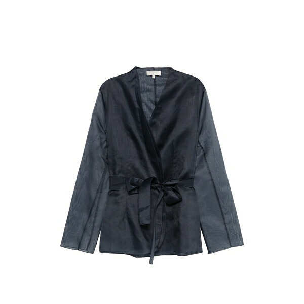アントネリ レディース 上衣＆上衣 アウター Elia tie-waist fitted jacket  Black