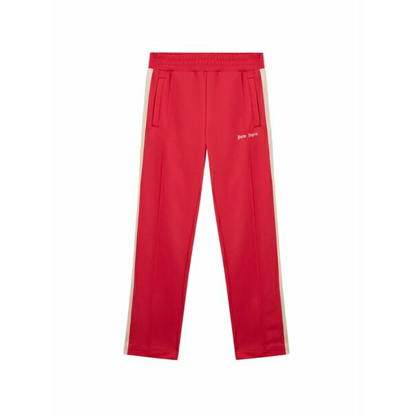 パーム・エンジェルス メンズ 心地好いズボン下 ボトムス Classic logo side-stripe track pants Red