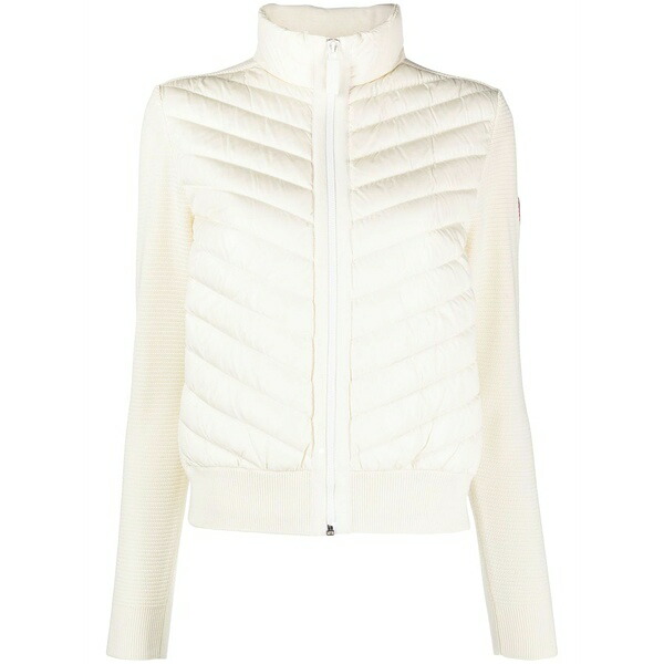 カナダグース レディース 上衣＆上衣 アウター Quilted knit jacket  White