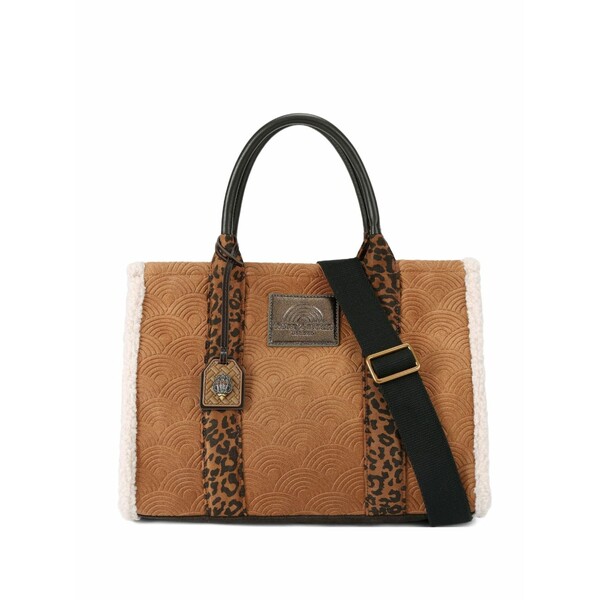 カートジェイガーロンドン レディース トートバッグ 御徒面子 Southbank suede tote bag Brown