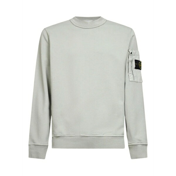 ストーンアイランド メンズ パーカー・スウェットシャツ アウター Compass-patch pocket-detail sweatshirt Grey