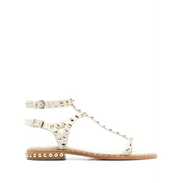 木灰 レディース サンダル シューズ Panic stud-embellished sandals Neutrals