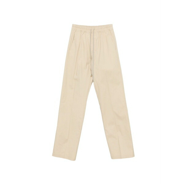 リックオウエンス メンズ 心地好いズボン下 ボトムス Drawstring-fastening flap-pocket trousers Neutrals