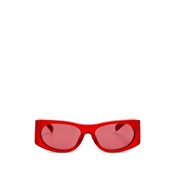 ジャクエムス レディース 黒眼鏡＆アイウェア 添え物 Logo-detail sunglasses Red
