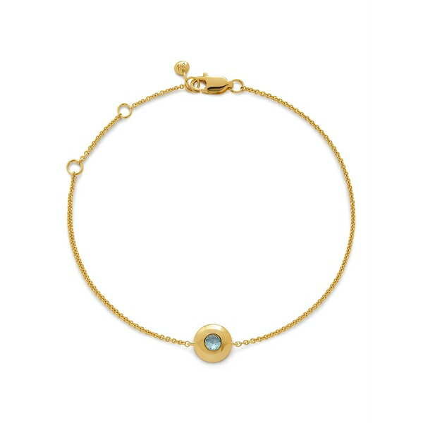 モニカヴィナダー レディース ブレスレット・バングル・アンクレット アクセサリー 18kt yellow gold vermeil march birthstone bracelet Gold|asty