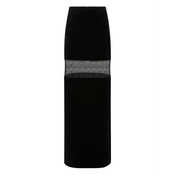 ニナリッチ レディース スコート ボトムス Lace-embellished maxi skirt Black