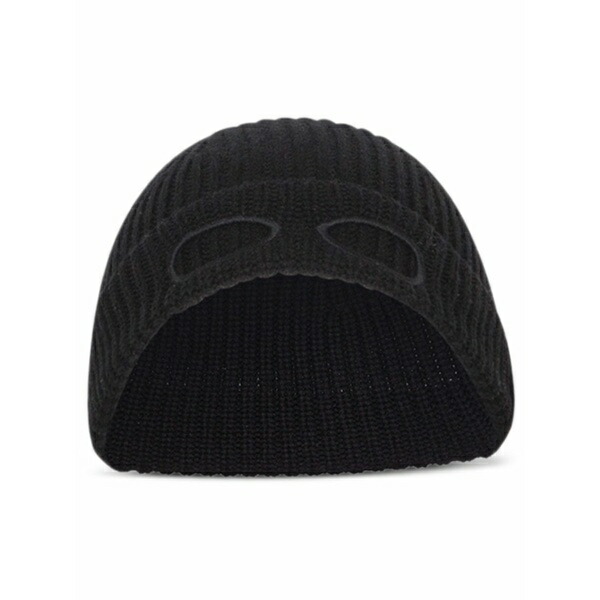 ヘリオットエミル メンズ かぶり笠 佩び物 Relief beanie Black