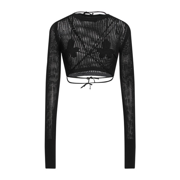 【貨物輸送無料】 アンドレダモ レディース 編み物\u0026スウェーター アウター Sweaters Black セーター-ニット・セーター