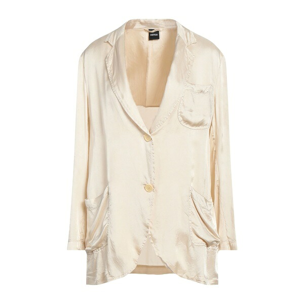 【送料無料】 アスペジ レディース ジャケット＆ブルゾン アウター Blazers Beige