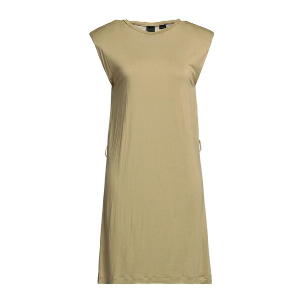 【送料無料】 ピンコ レディース ワンピース トップス Mini dresses Green
