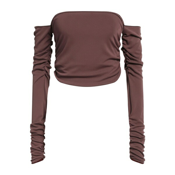 【送料無料】 エリカ・カヴァリーニ レディース Tシャツ トップス Tops Brown｜asty