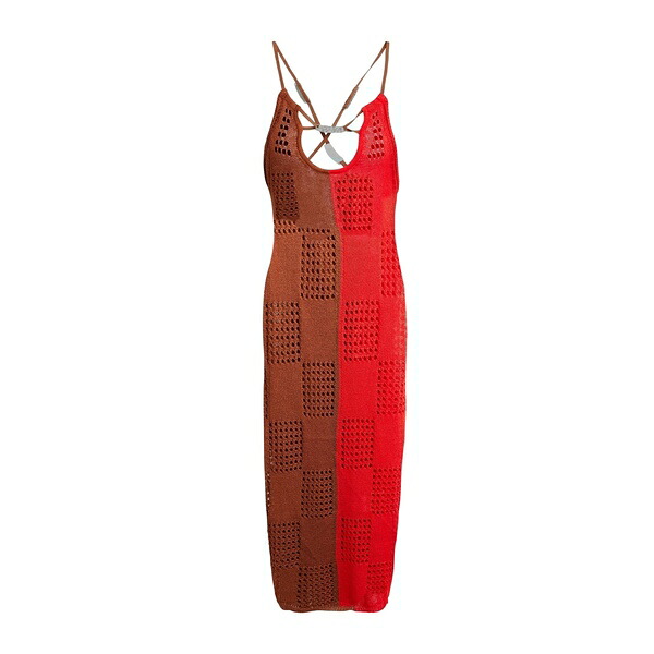 【送料無料】 アンダーソン ベル レディース ワンピース トップス Midi dresses Brown
