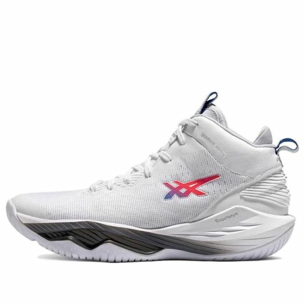 ASICS アシックス メンズ スニーカー 【ASICS Nova Surge 2 Basketball Shoes \u0027White Gunmetal\u0027 1061A040-103】  大いさ US_12(30.0珊) 靴-メンズ靴
