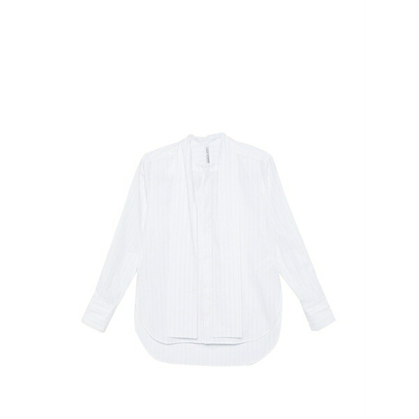 リビアナコンティ レディース ティーシャツ トップス Striped shirt White