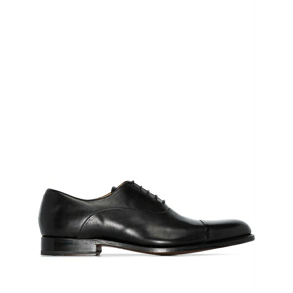 グレンソン メンズ 御召しものシューズ シューズ Bert leather oxford shoes Black