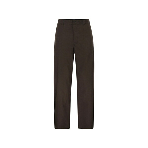 アーペーセー メンズ ジーンズズボン下 ボトムス Cotton trousers Brown
