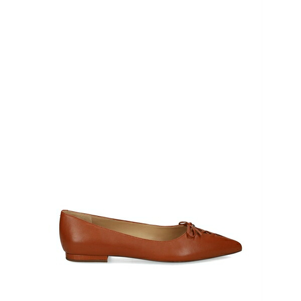 ラルフローレン レディース サンダル シューズ Lace-up pointed-toe ballet flats Neutrals