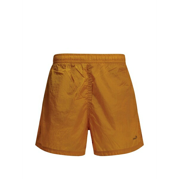 ストーンアイランド メンズ 心地よいズボン下 ボトムス Logo beach shorts Orange