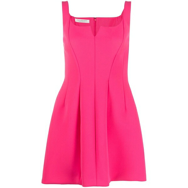 フィロソフィーデロレンゾセラフィーニ レディース 衣裳 トップス Darted mini dress Pink