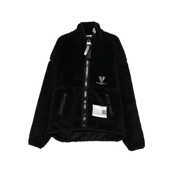 ミハラヤスヒロ メンズ ジャケット＆ブルゾン アウター Fleece bomber jacket Black｜asty