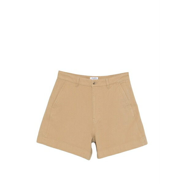 フィリッパコー レディース 心地好いズボン下 ボトムス Baggy belt-loop shorts Neutrals