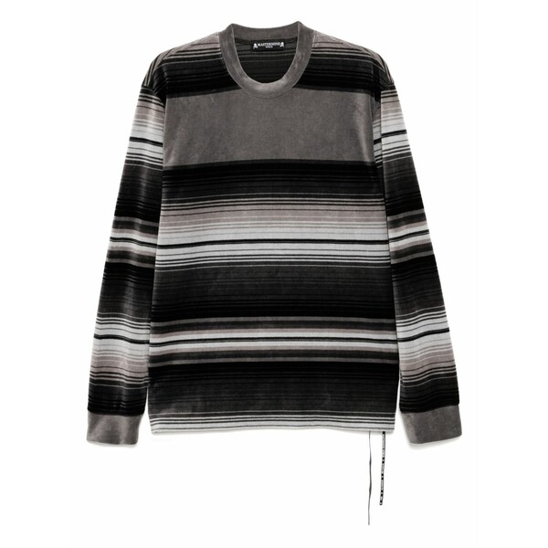 お師匠さん肝ったま 世界 メンズ ティーシャツ トップス Velvet t-shirt Black