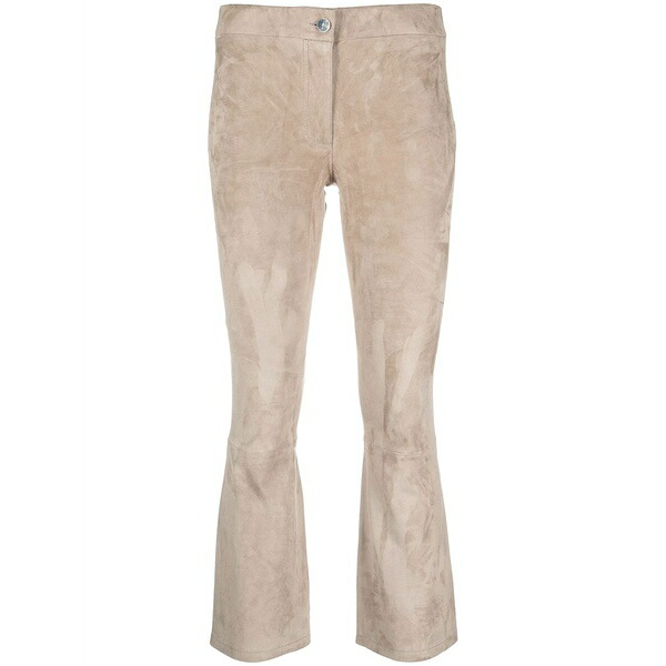 アルマ レディース カジュアルパンツ ボトムス Cropped flared trousers Grey｜asty