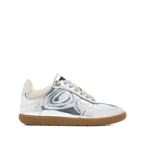 ガニー レディース スニーカー シューズ Panelled sneakers Silver