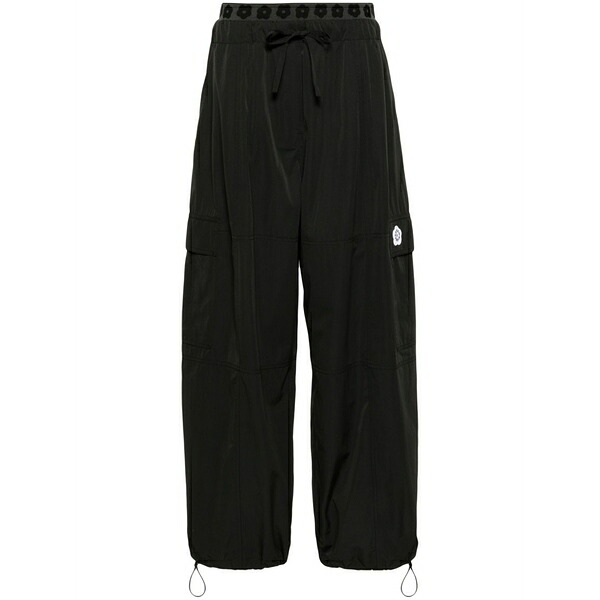 ケンゾー レディース 心地好いズボン下 ボトムス Boke 2.0 drawstring cargo trousers Black
