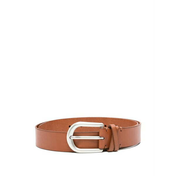 マルコポーロ レディース 三尺帯 付属物 Buckle-fastening leather belt Brown