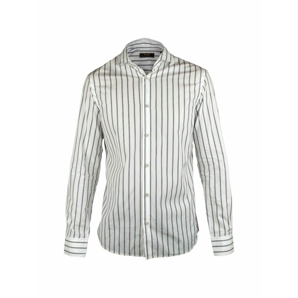 ムーレー メンズ プルオーバー トップス Striped-pattern shirt White