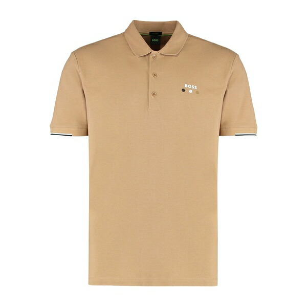 雇い主 メンズ スポーツシャツ トップス Logo-detail polo shirt Neutrals
