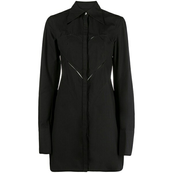 アンブッシュ レディース 衣裳 トップス Cut-out heart shirtdress Black