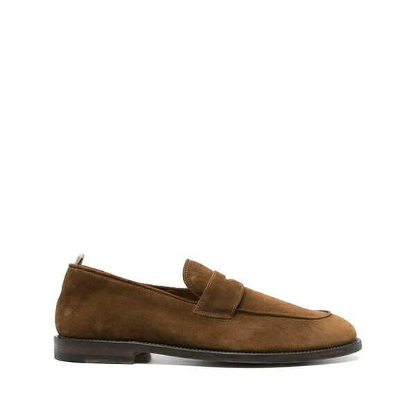 オフィチーネ 創造的 メンズ スリッポン・ローファー シューズ Opera loafers Brown