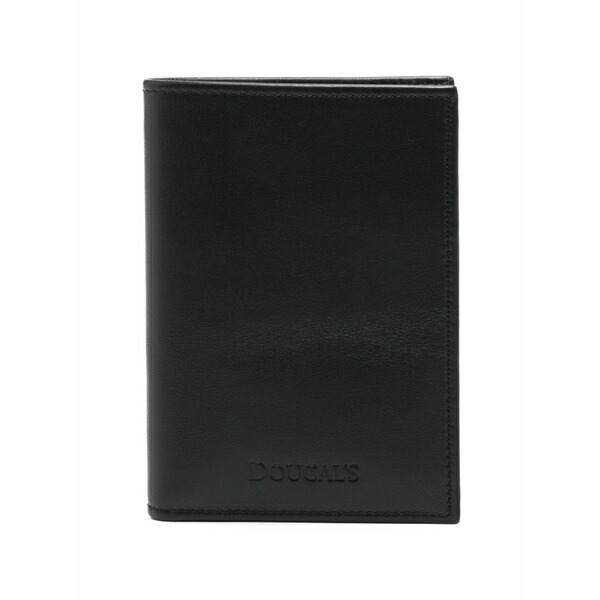 ドンカルズ メンズ 銭入れ 添え物 Logo-debossed leather wallet Black