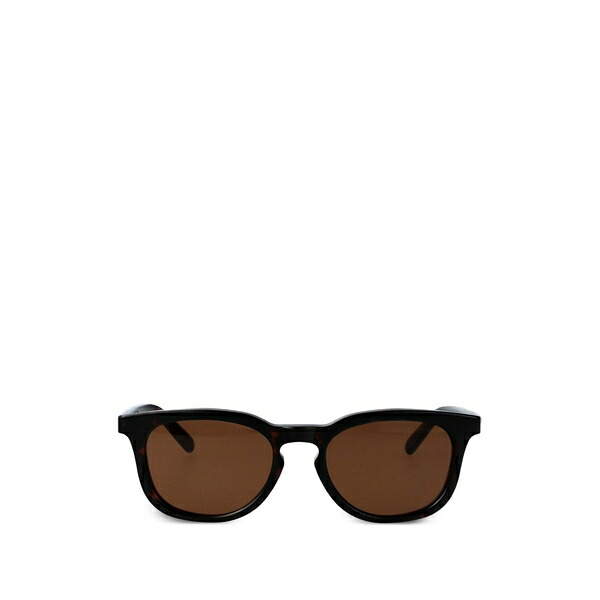 マルタンマルジェラ メンズ サングラス・アイウェア 佩び物 Square-frame lunettes 3 sunglasses Black