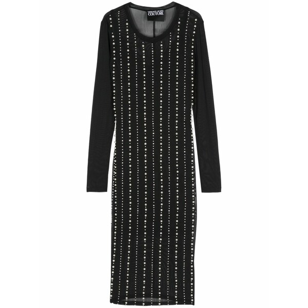 呼びりん探し回る レディース 衣裳 トップス Faux-pearl MIDI dress Black