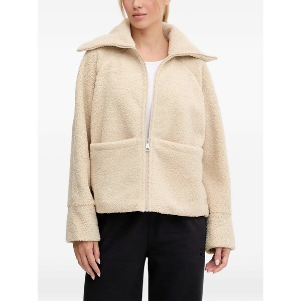 カサル レディース 上衣＆上衣 アウター Sherpa zip-up jacket Neutrals