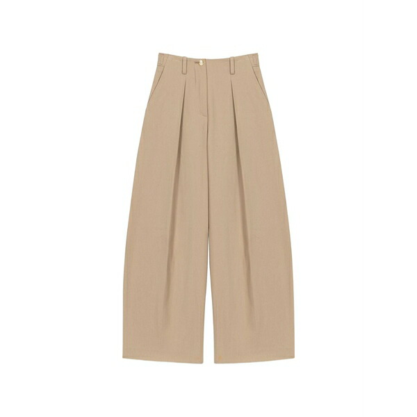 マージュ レディース 心地よいズボン下 ボトムス Pleated balloon pants Neutrals