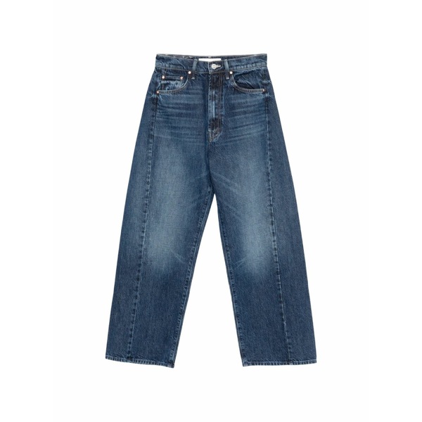 お母さん レディース ジーンズズボン下 ボトムス Half-pipe ankle jeans Blue