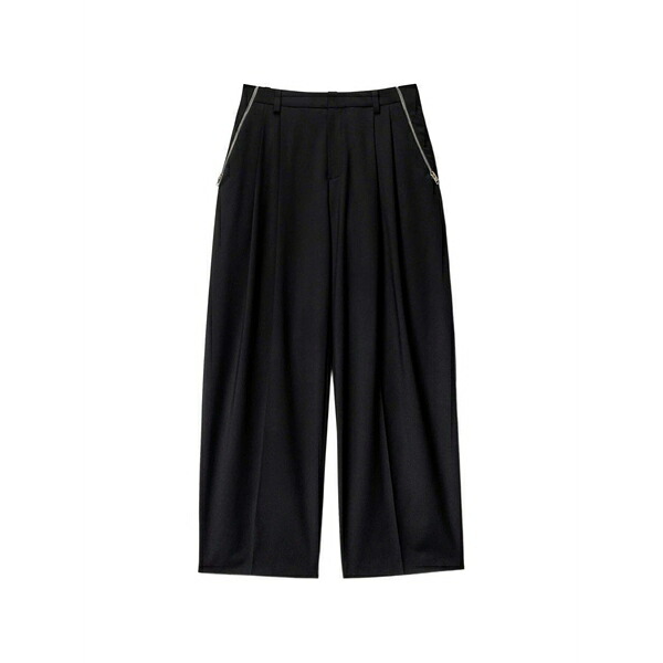 アレキサンダーワン レディース カジュアルパンツ ボトムス Zip-detail trousers Black｜asty