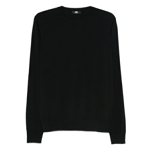 アルファス テューディオ メンズ 編み物\u0026プルオーバー アウター Crew-neck sweater Blue