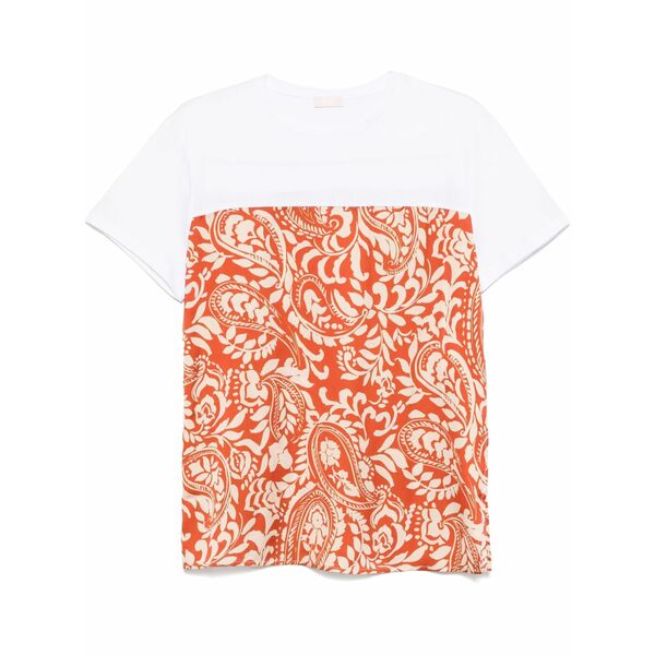 リュージョー レディース プルオーバー トップス Paisley-print t-shirt White