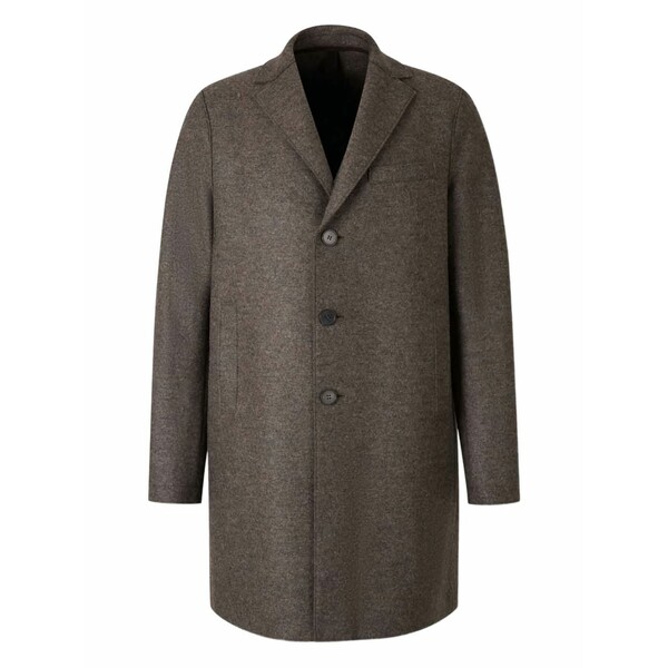 ハリスワーフロンドン メンズ 厚地の外套 アウター Button-fastening coat Brown