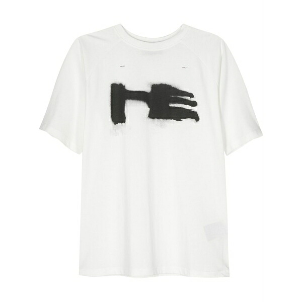 ヘリオットエミル メンズ ティーシャツ トップス Xylem cotton t-shirt White